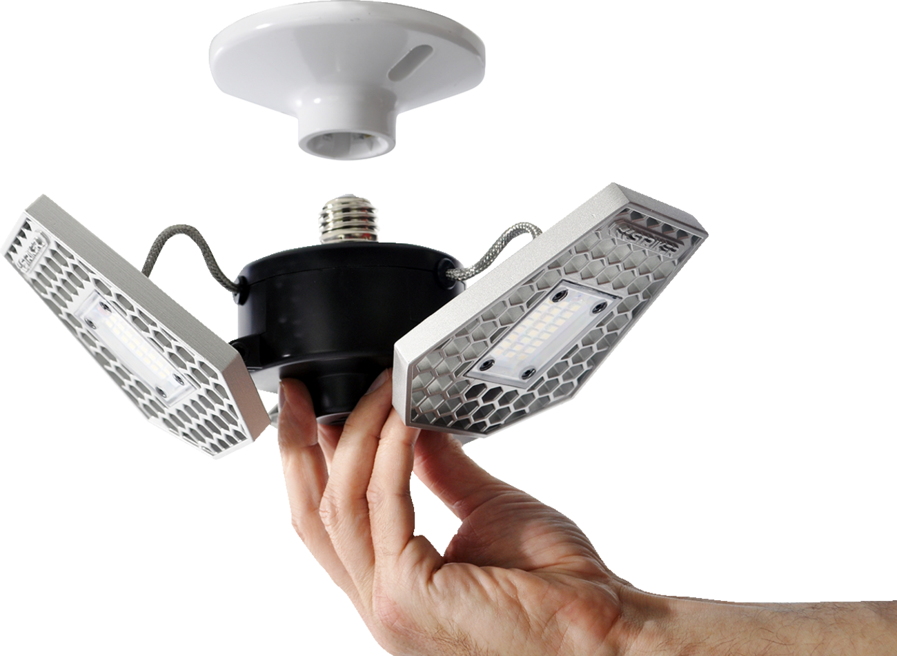 Risk racing Ceiling Light - Garage/Home/Attic/Basement/Motion - 4000 Lumens - LED
