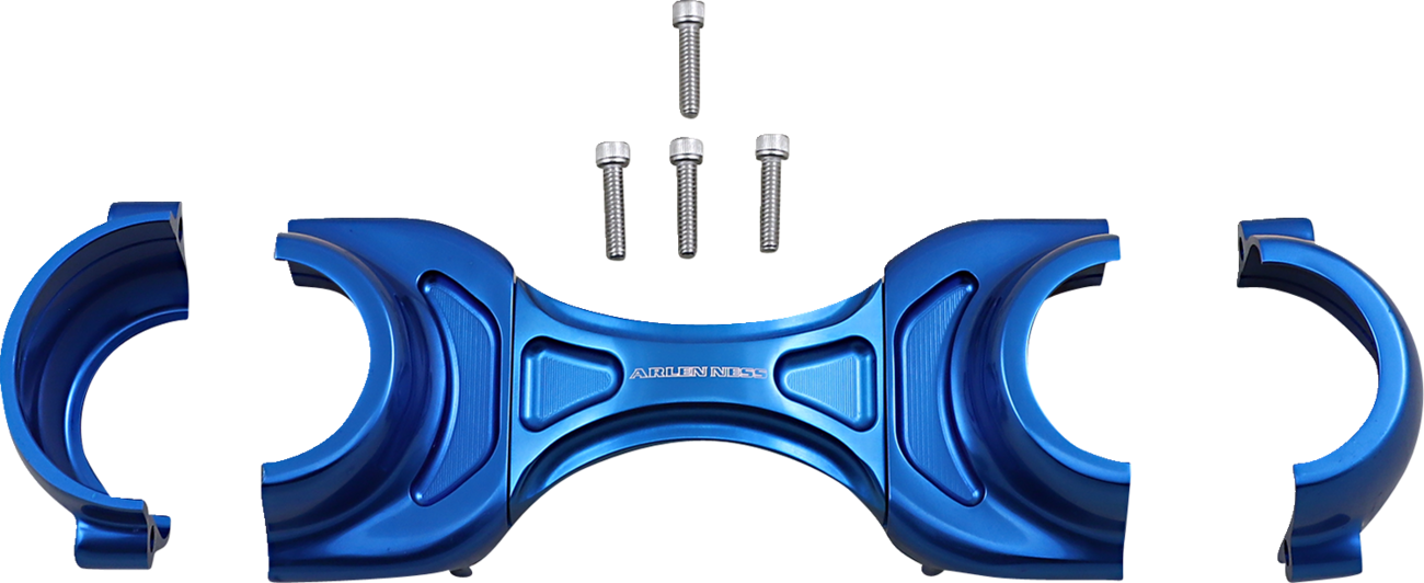 Arlen ness Method Fork Brace - 49 mm - Blue Harley Davidson