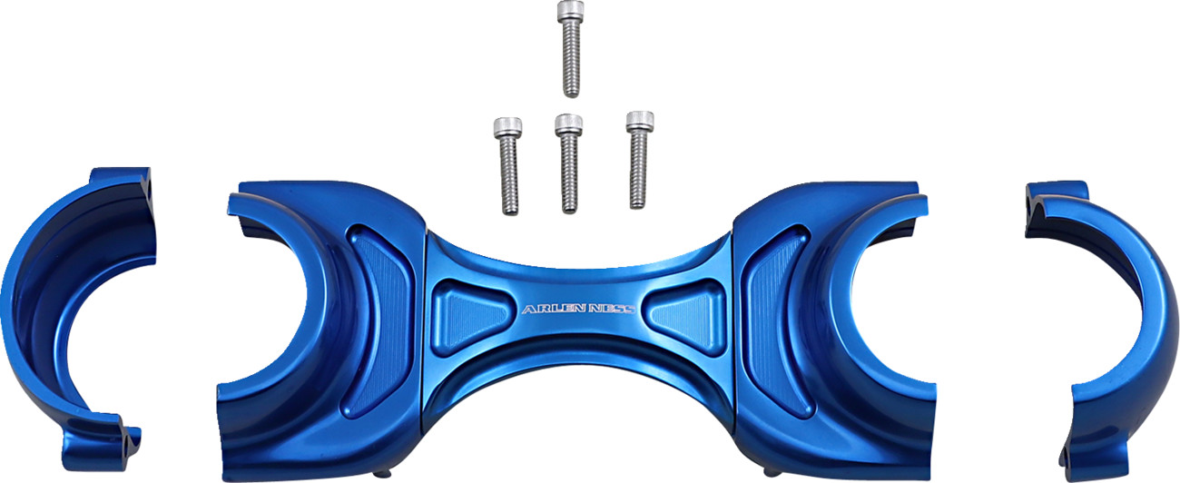 Arlen ness Method Fork Brace - 49 mm - Blue Harley Davidson
