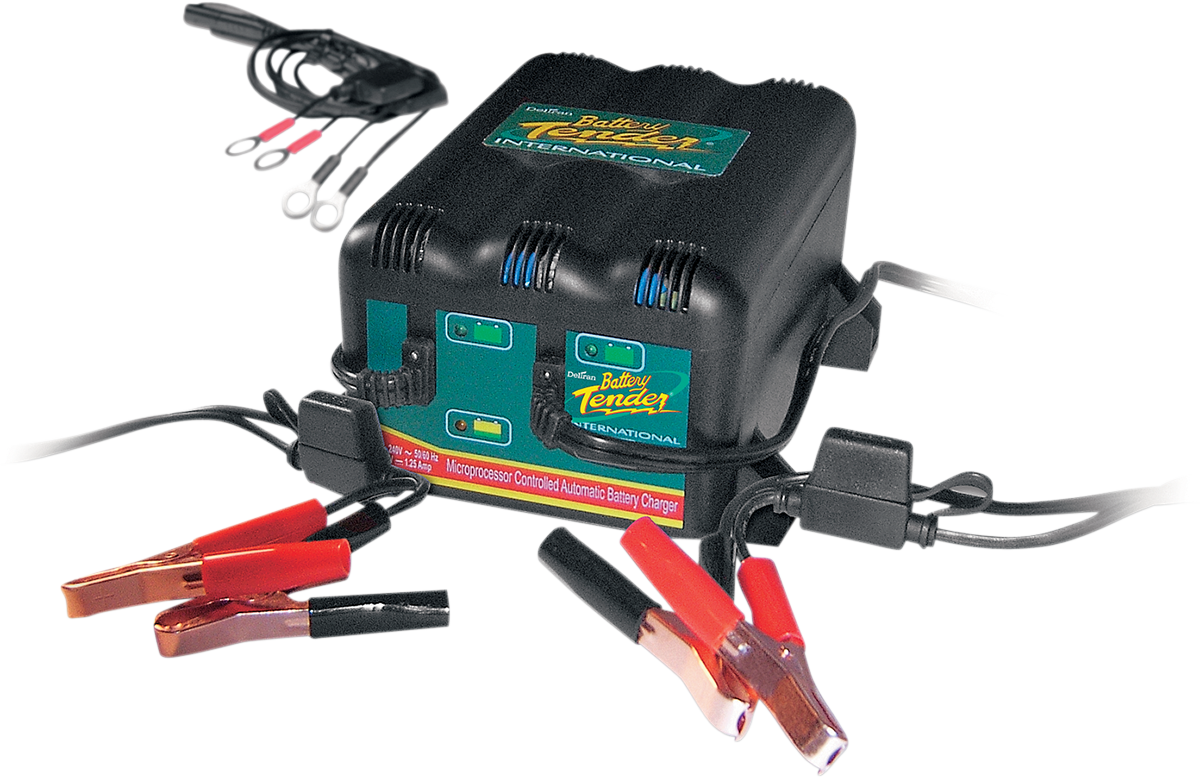 New Battery Tender 2 Banks For 2 Bikes Harley Indian JT's CYCLES
