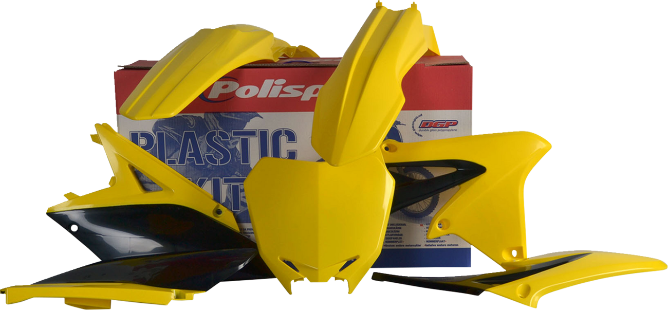 Polisport Body Kit - '10-'12 OEM Yellow/Black - RM-Z 250 2010-2018 Suzuki RMZ250