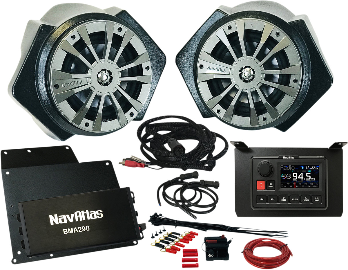 NAVATLAS Audio Kit Zone 2 for with Speaker Pods Polaris RZR