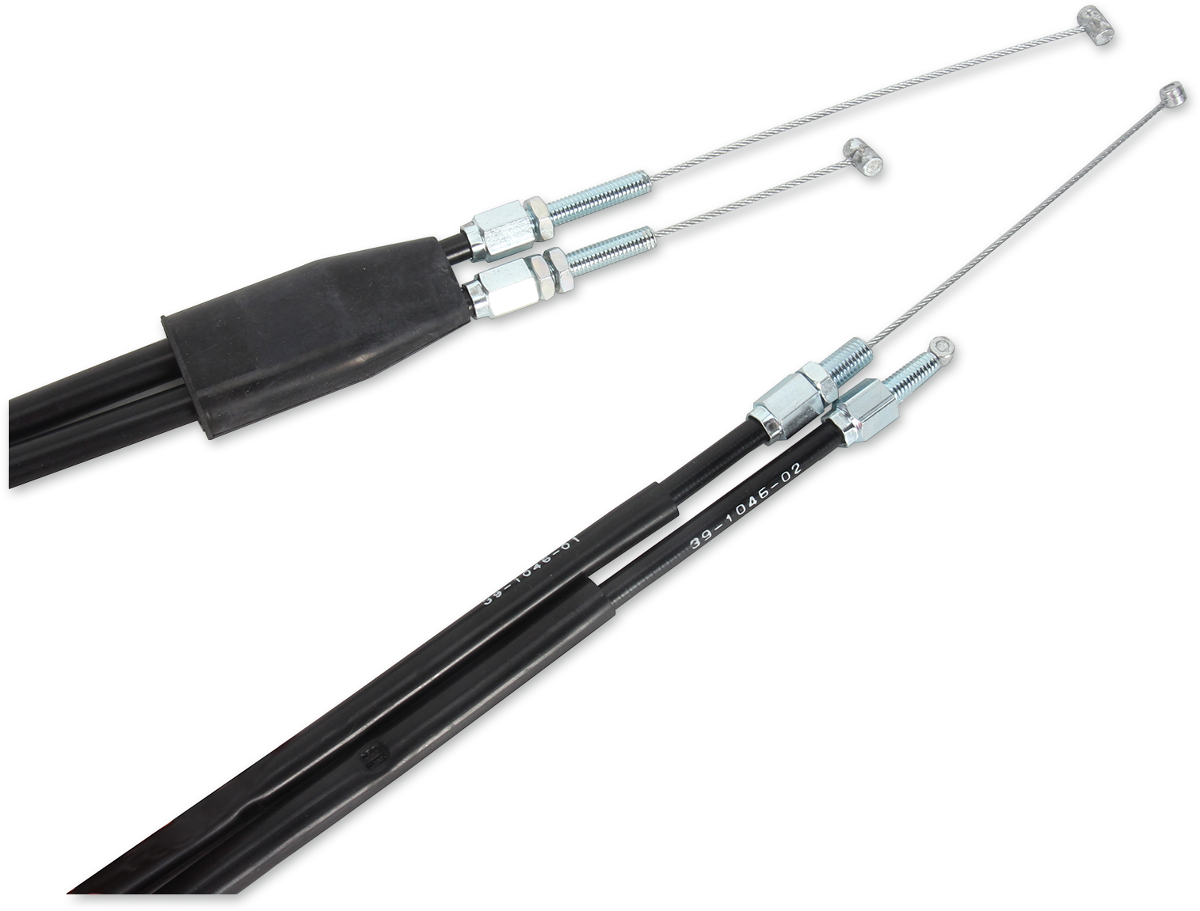 Moose offroad Black Vinyl Throttle Cable - Stock Length - Honda
