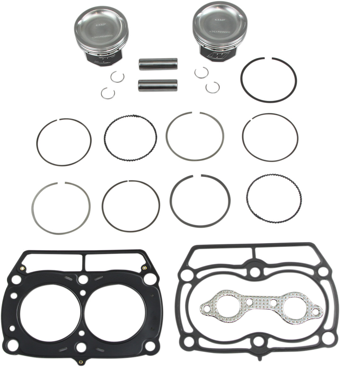High-Performance Piston Kit with Gaskets for 4-Stroke