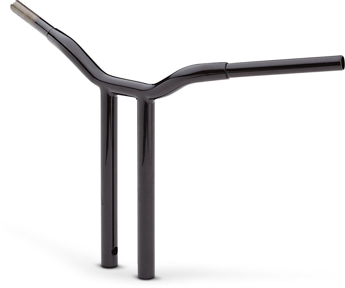 La choppers Kage Fighter Welded Straight-Riser Handlebar - One Piece - 16" - Black