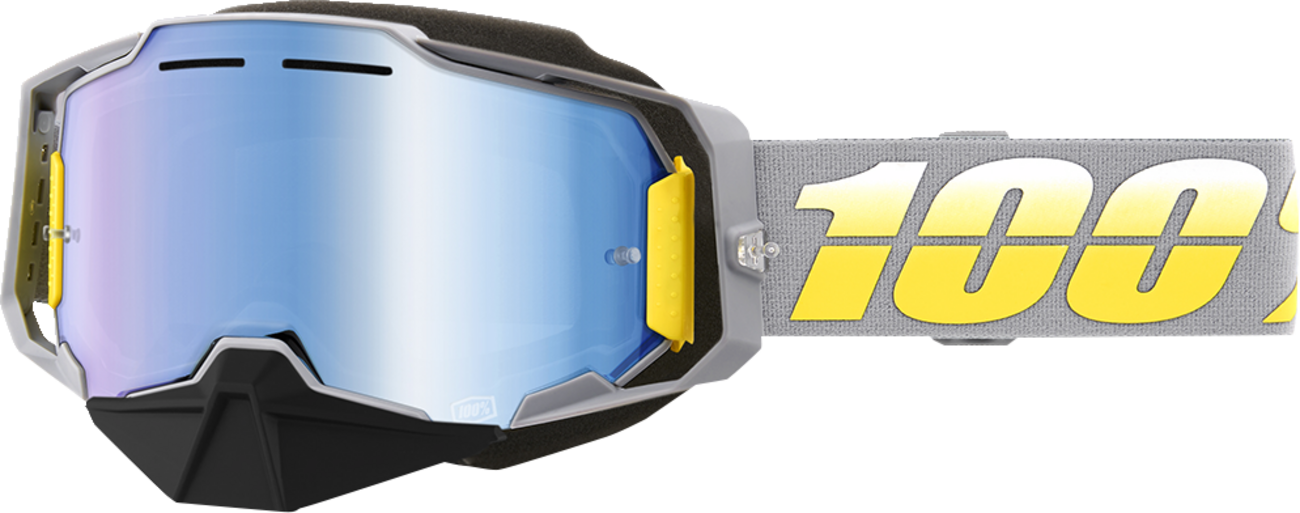 100% Armega Snow Goggle — Mirrored Lens