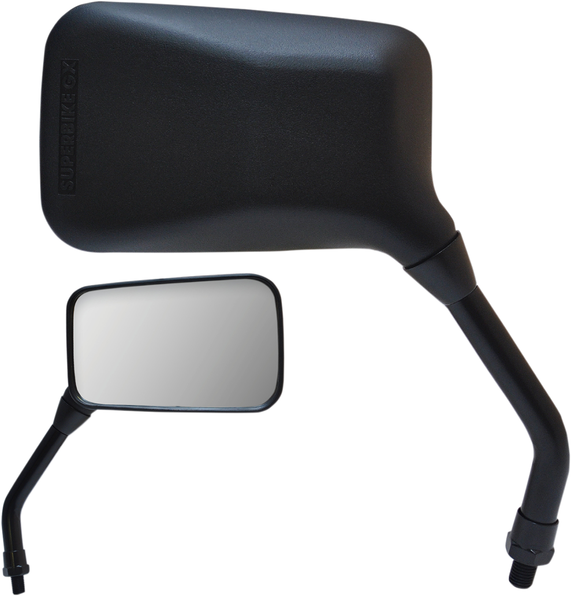Parts unlimited Mirror - GX - Side View - Rectangle - Black - Right