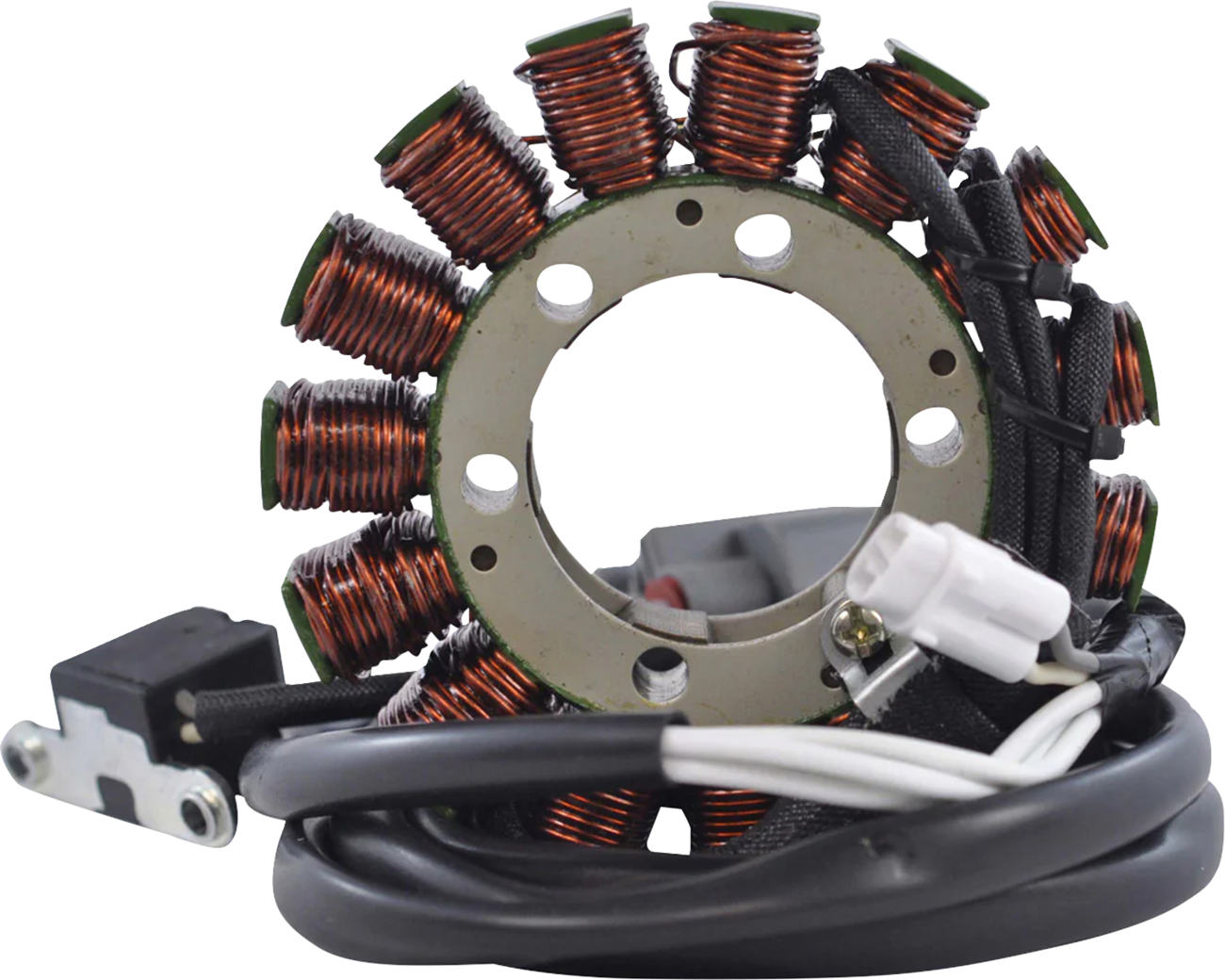 Rm stator Stator with Crankcase Cover Gasket - Yamaha