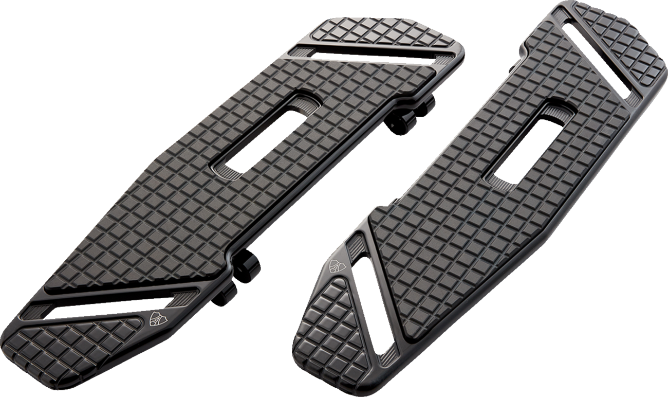 Arlen ness SpeedLiner Floorboards - Driver - Black Harley Davidson