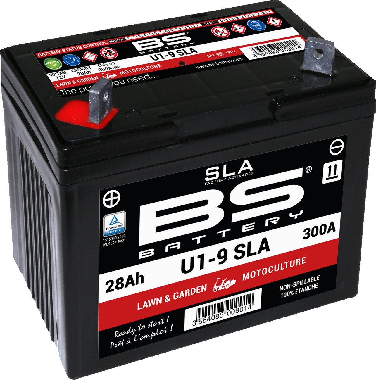BS BATTERY SLA Factory- Activated AGM Maintenance-Free Battery