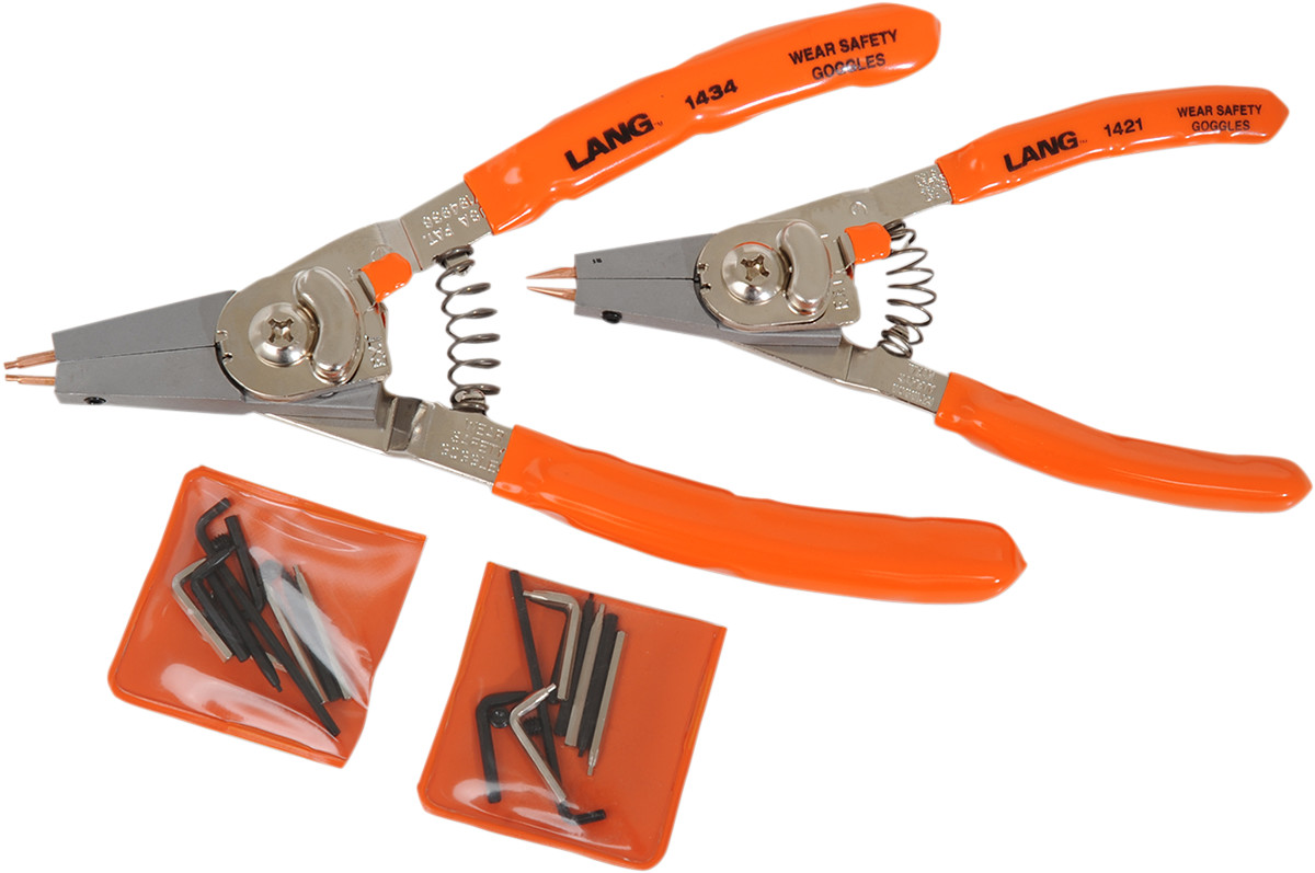 LANG TOOLS Two-Piece Retaining Ring Pliers Set