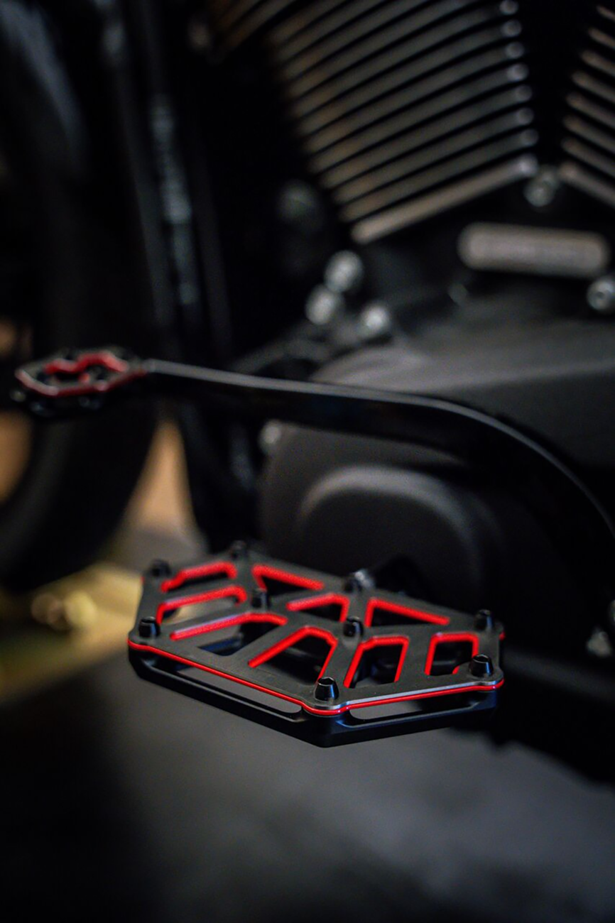 Kodlin usa NXL Mini Floorboards - Black w/ Red Accent