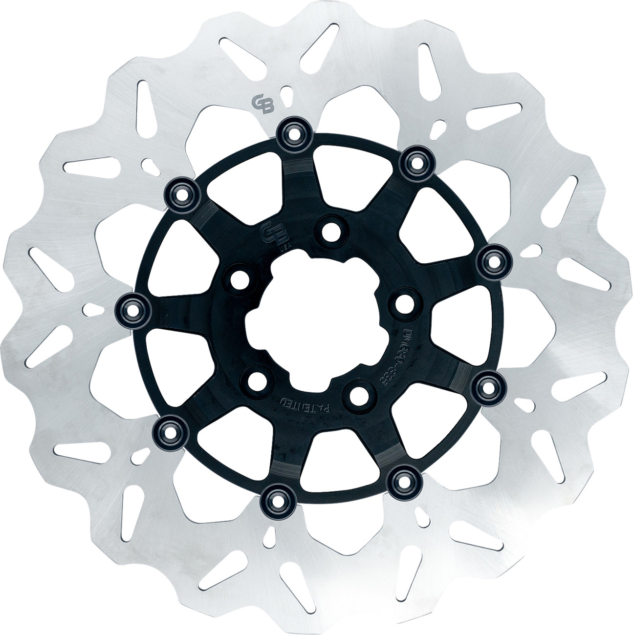 GBrakes 320mm Floating Wave Front Rotor For Harley 2000-2026