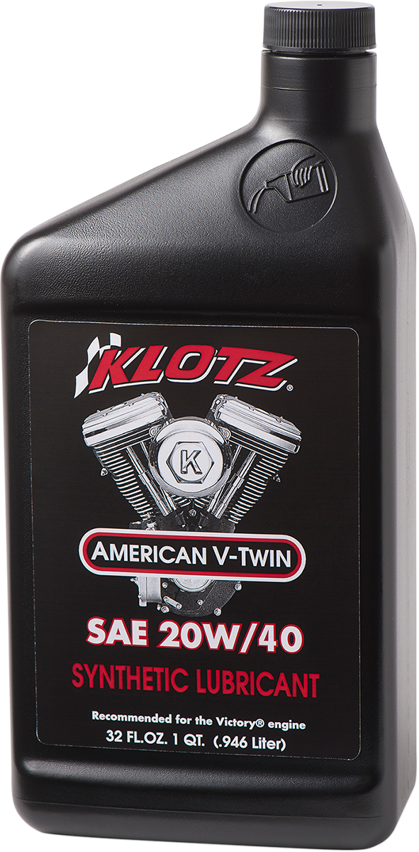 KLOTZ OIL American V-Twin Synthetic Engine Oil