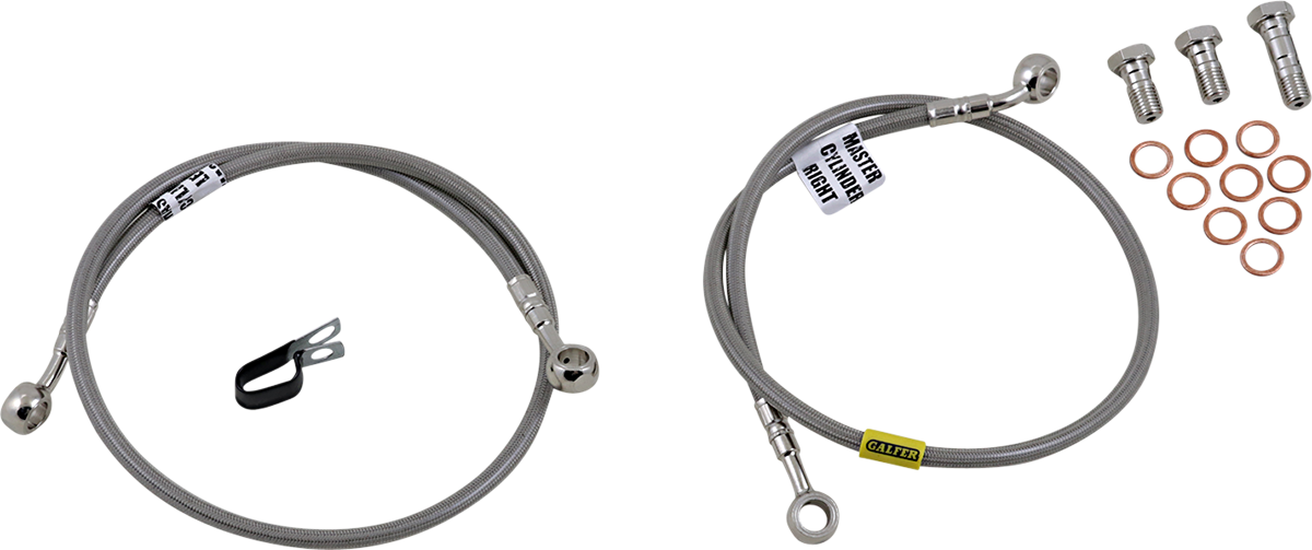 Gbrakes FK003D459-2 Stainless Steel Brake Line 2005-2006 Kawasaki
