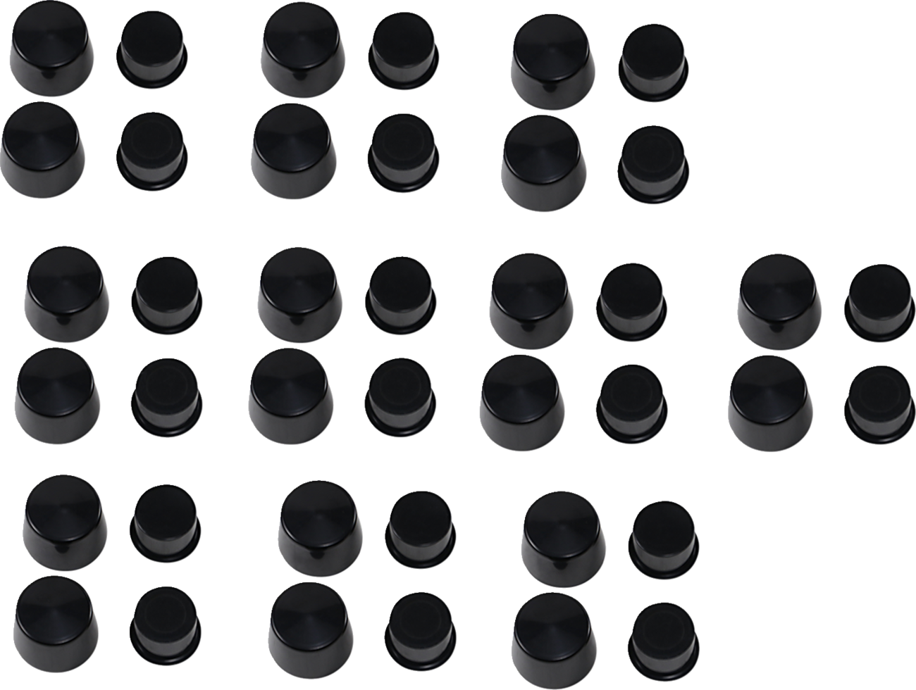 Drag Specialties Front Axle Caps