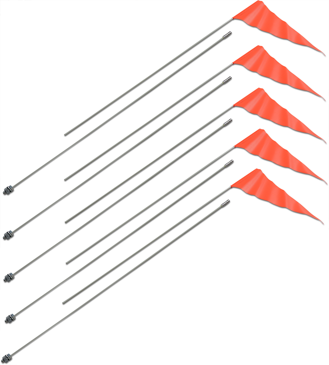 SAFETY VEHICLE EMBLEM Flag with Fiberglass Pole