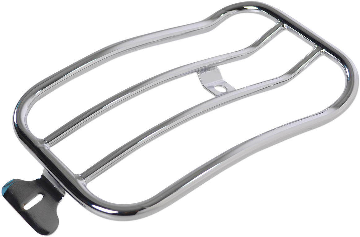 Motherwell Chrome 11" x 7" Rear Luggage Rack for 2018 Harley Softail