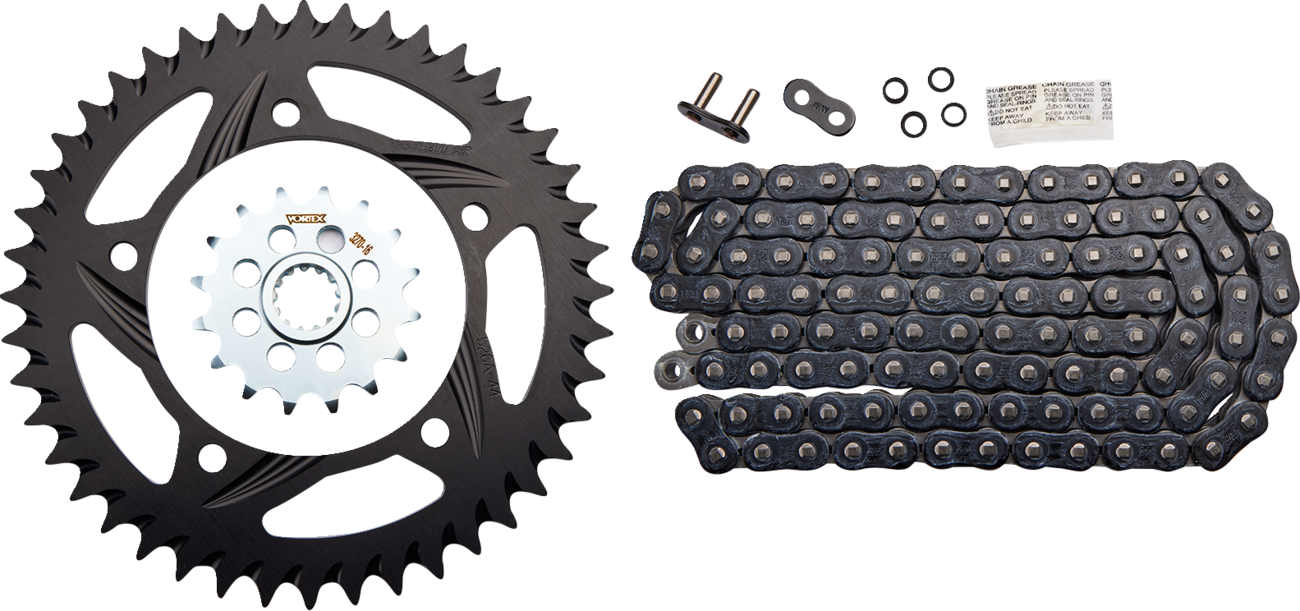 Vortex V3 HFR Quick Accel Chain And Sprocket Kit Suzuki GSXR 1000 2001-2006