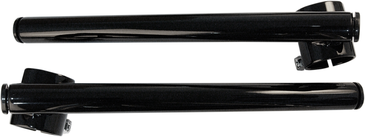 Emgo 1" Clip-On Handlebar - 41 mm - Dimpled - Black