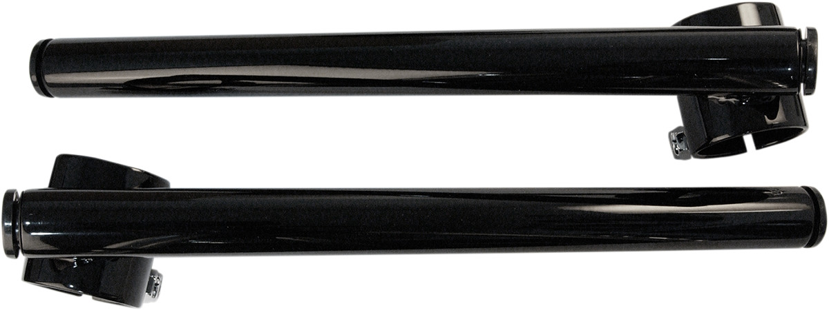 Emgo 1" Clip-On Handlebar - 41 mm - Dimpled - Black