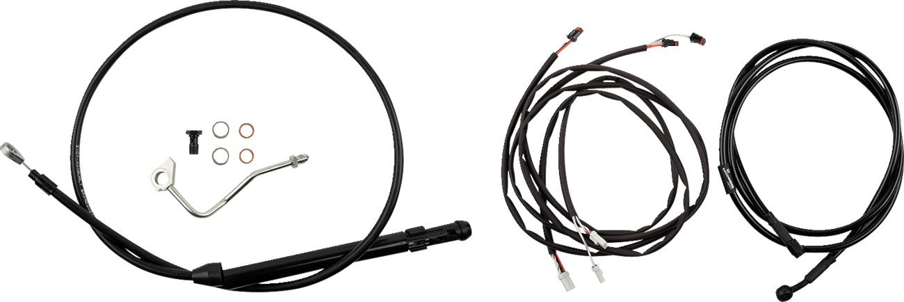 Burly Handlebar Cable Installation Kit For Harley Touring w/ ABS 2021-2025