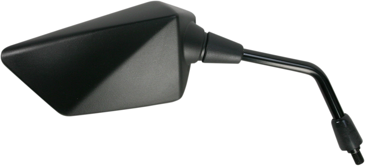 Emgo Mirror - Side View - Polygon - Black - Right 2009-2010 Kawasaki KLX250SF