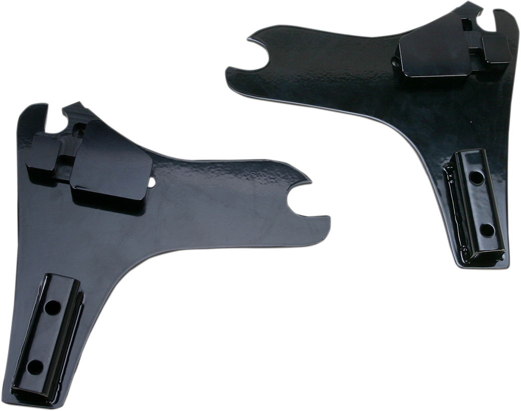 Cycle visions D-Tach Side Plates - FLH - Black Harley Davidson