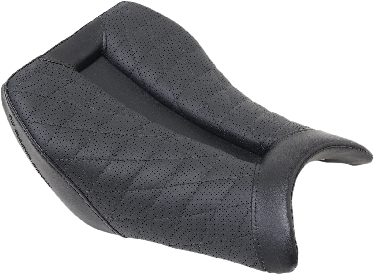 SADDLEMEN Track Lattice Stitch Seat — Solo Seat