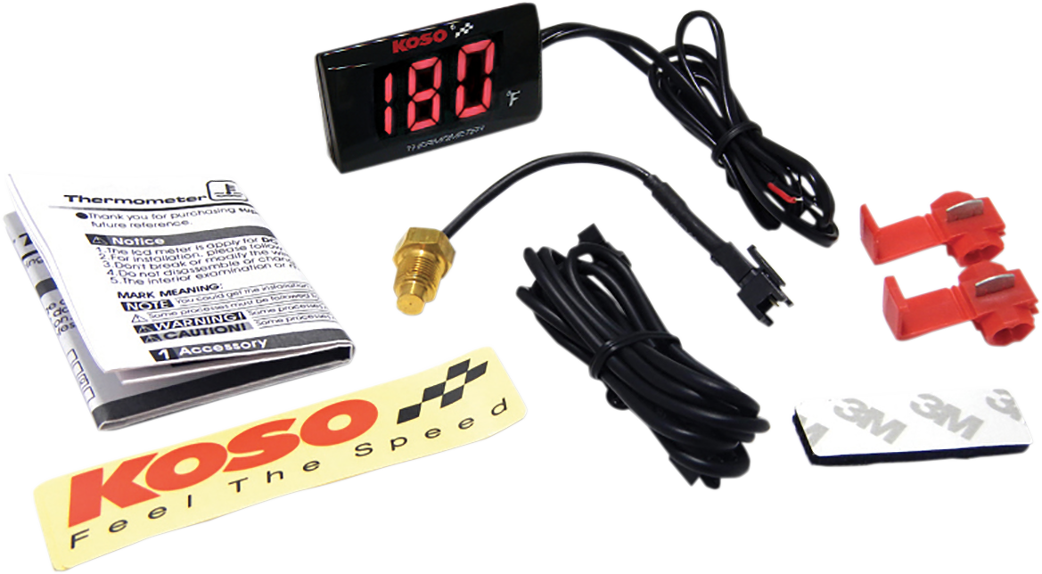 Koso north america Super Slim Temperature Gauge