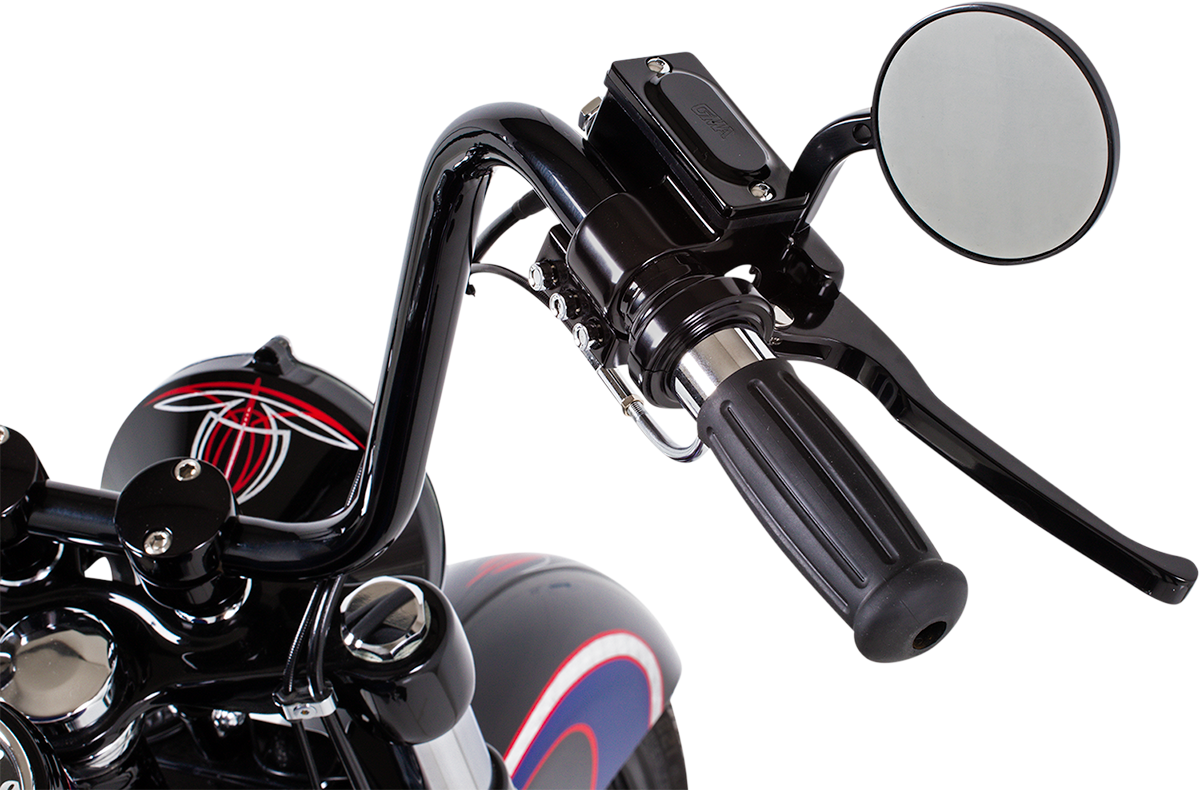 Joker Machine Viewtech 7 Round Mirror For Harley