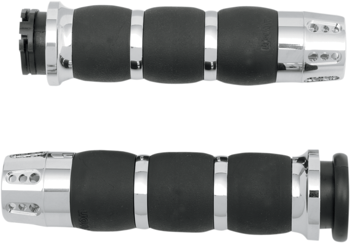 Avon grips Gatlin Velvet Air Grips - Chrome Harley Davidson