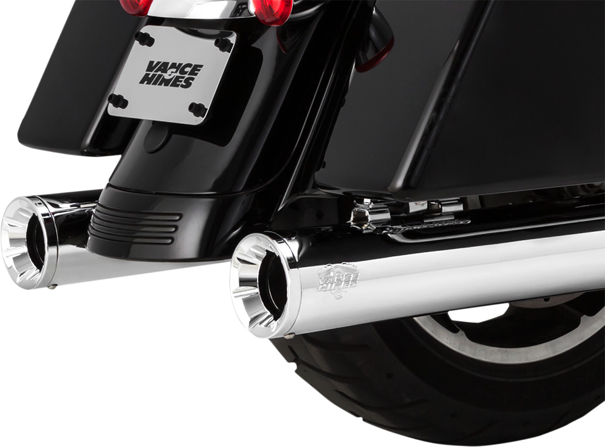 Vance & hines Eliminator 400 Slip-On Mufflers - Chrome Harley Davidson
