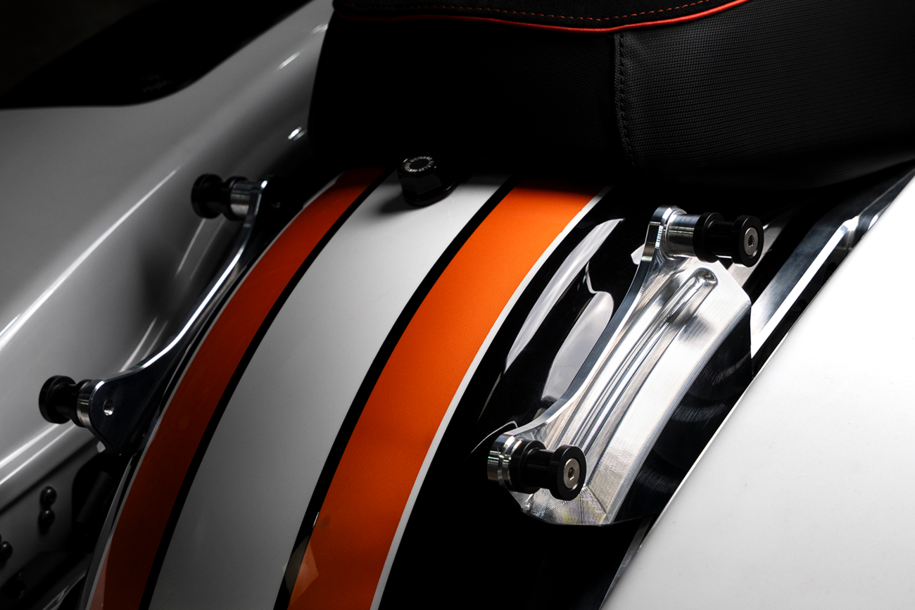 Trask Billet Docking Kit For Assault Tail Section For Harley Touring 2009-2026