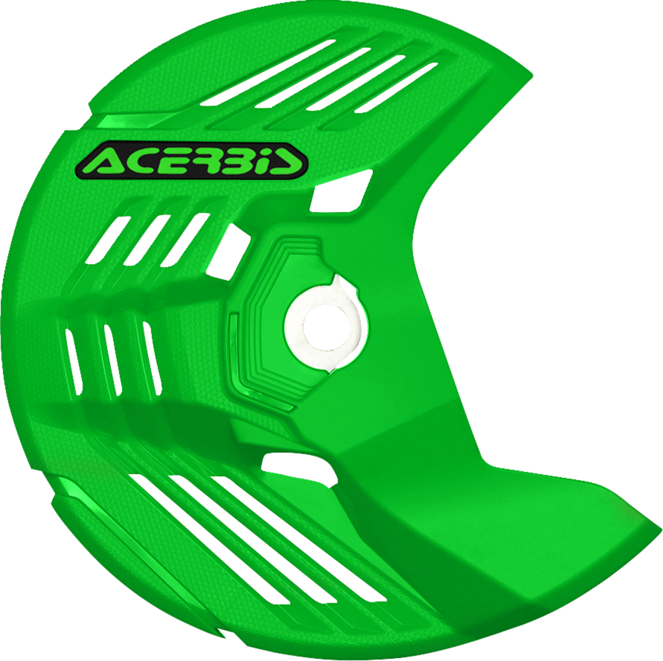 Acerbis Disc Cover - Linear - Green - Honda | Kawasaki | Sherco | Yamaha