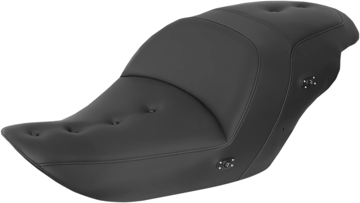 SADDLEMEN (H23-20-181HCT) Heated Roadsofa(tm) Pillow Top Seat | Heated Roadsofa(tm) Pillow Top Seat - Without Backrest - Black