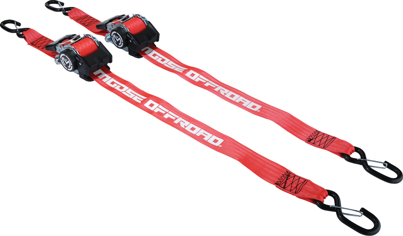 Moose Racing Retractable Ratcheting Straps