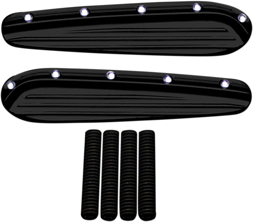 Covingtons Dimpled Turn Signal Eliminators For Harley Road Glide 1998-2013