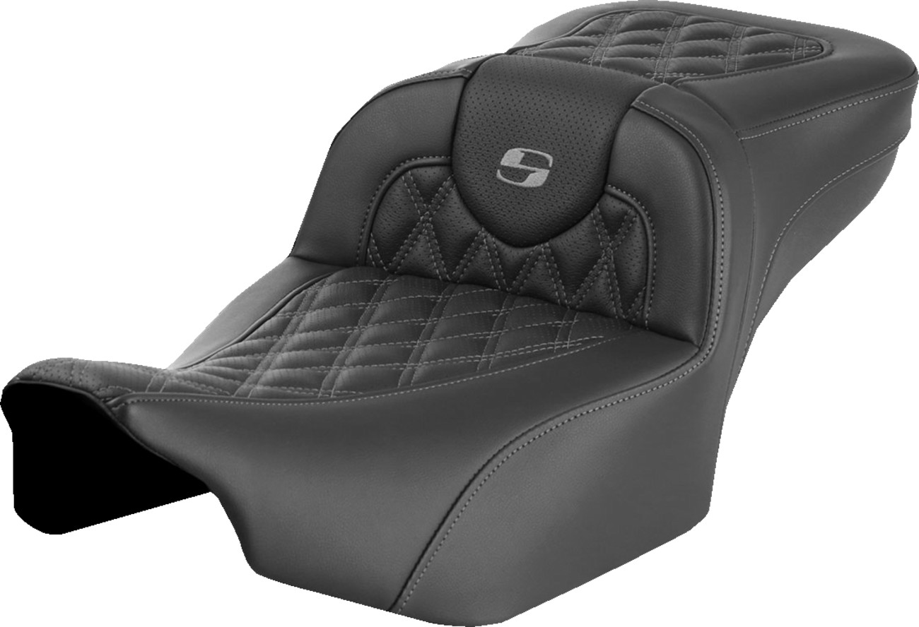 Saddlemen Roadsofa LS Lattice Stitch 2-Up Seat For Harley FLHX / FLTRX 2023-2025