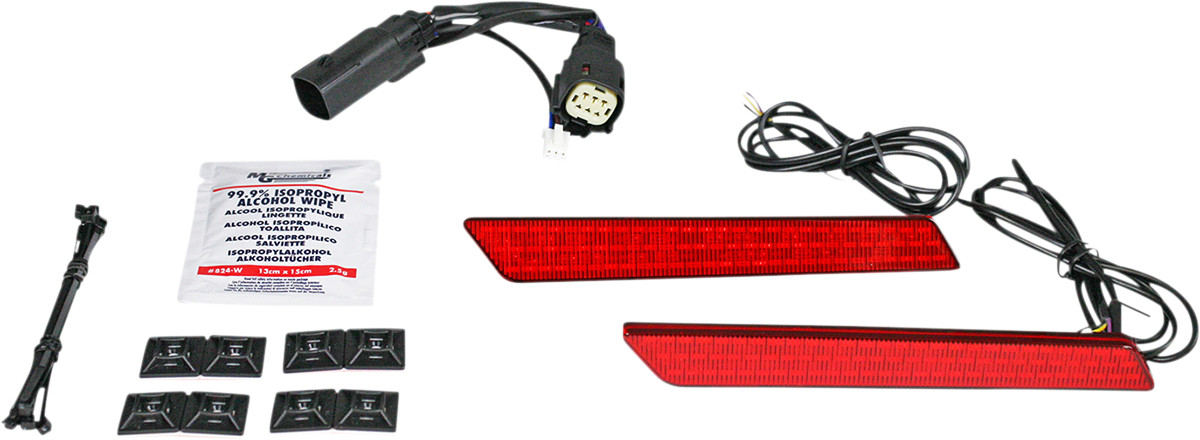CUSTOM DYNAMICS Dual Color LED Saddlebag Latch Lightz™