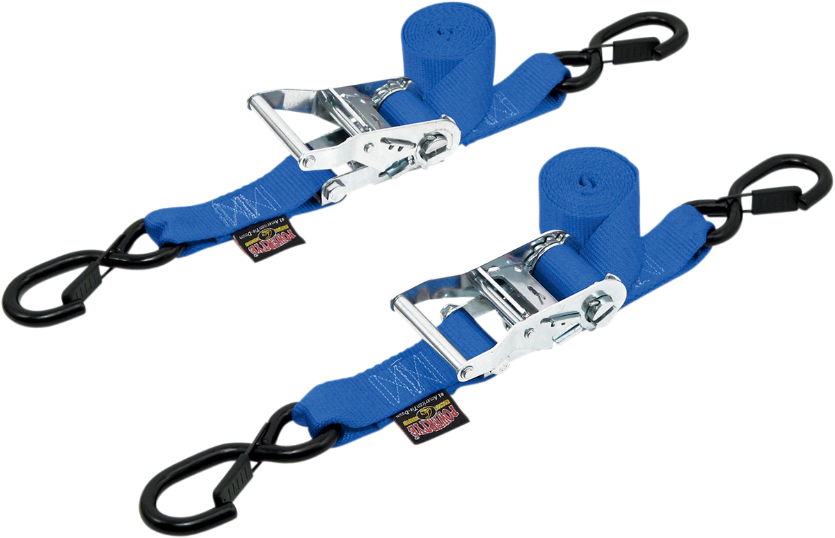 Powertye mfg. 1-1/2" Ratchet with Safety Latch Hooks