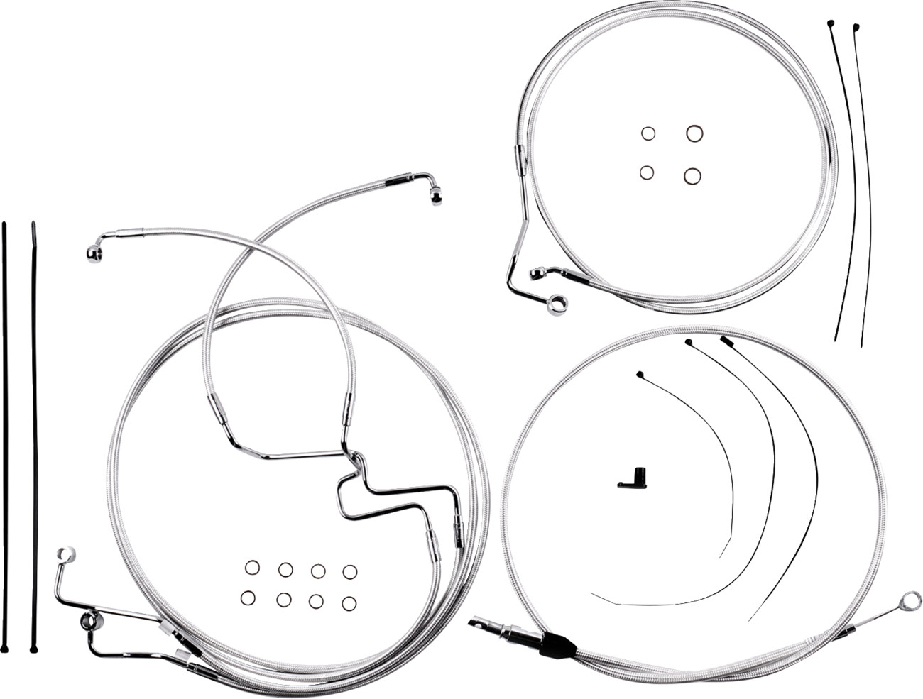 Magnum shielding Sterling Chromite II® Designer Handlebar Installation Kit - 6" - '21-'23 FLTR 2021-2023 Harley Davidson FLTRXS Road Glide Special / 2021-2023 Harley Davidson FLTRX Road Glide / 2021-2023 Harley Davidson FLTRK Road Glide Limited