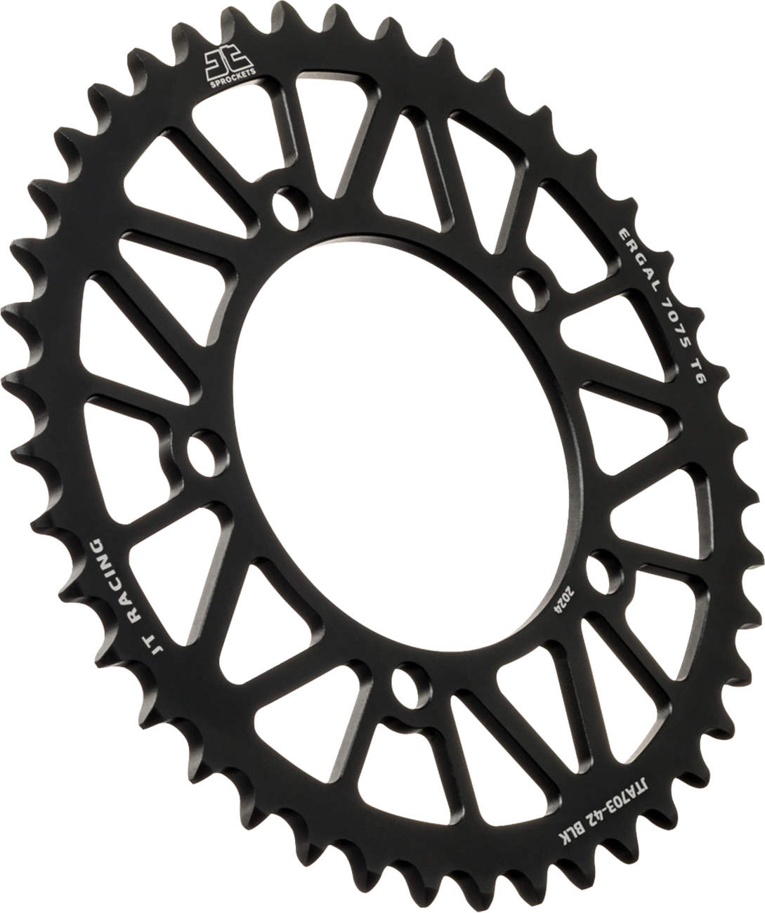 Jt sprockets Rear Sprocket - Aluminum - 42 Tooth - Black - Aprilia 42T