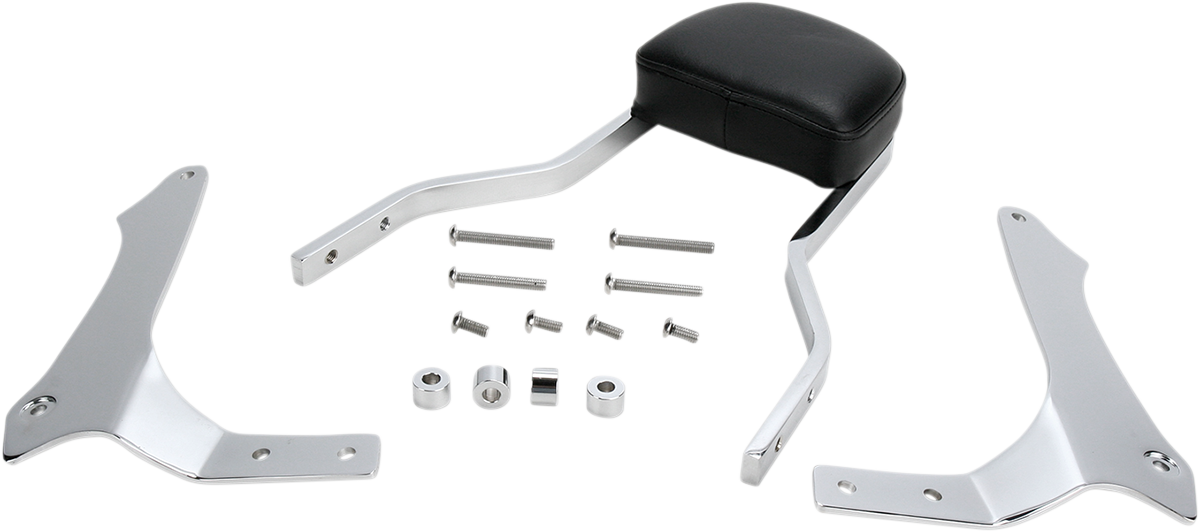 COBRA SHORT SISSY BAR W/PAD CHROME YAM RAIDER 08-18