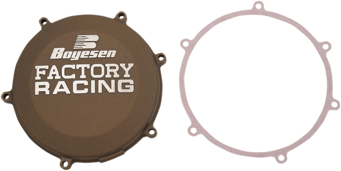 Boyesen Clutch Cover - Magnesium - Kawasaki