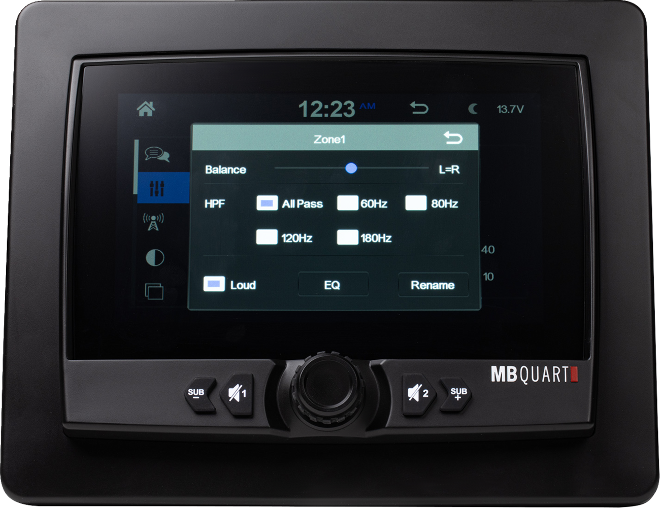 MB QUART Touchscreen Radio