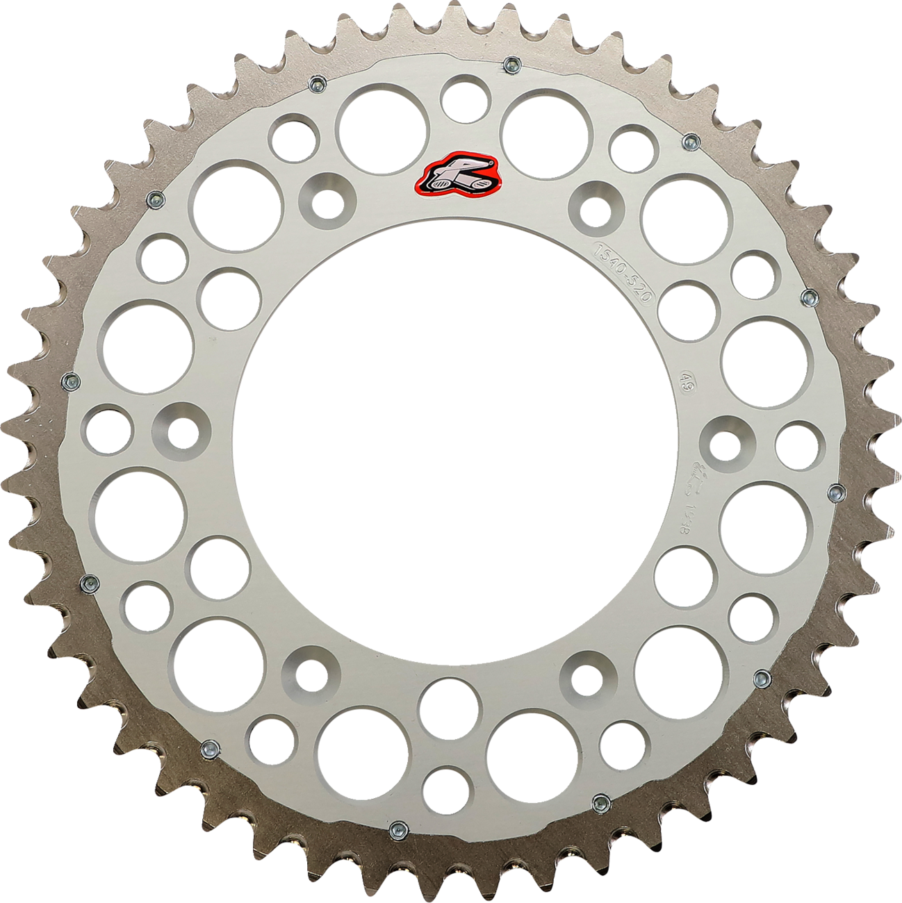 Renthal Twinring™ Rear Sprocket - 49 Tooth - Silver - Honda 49T