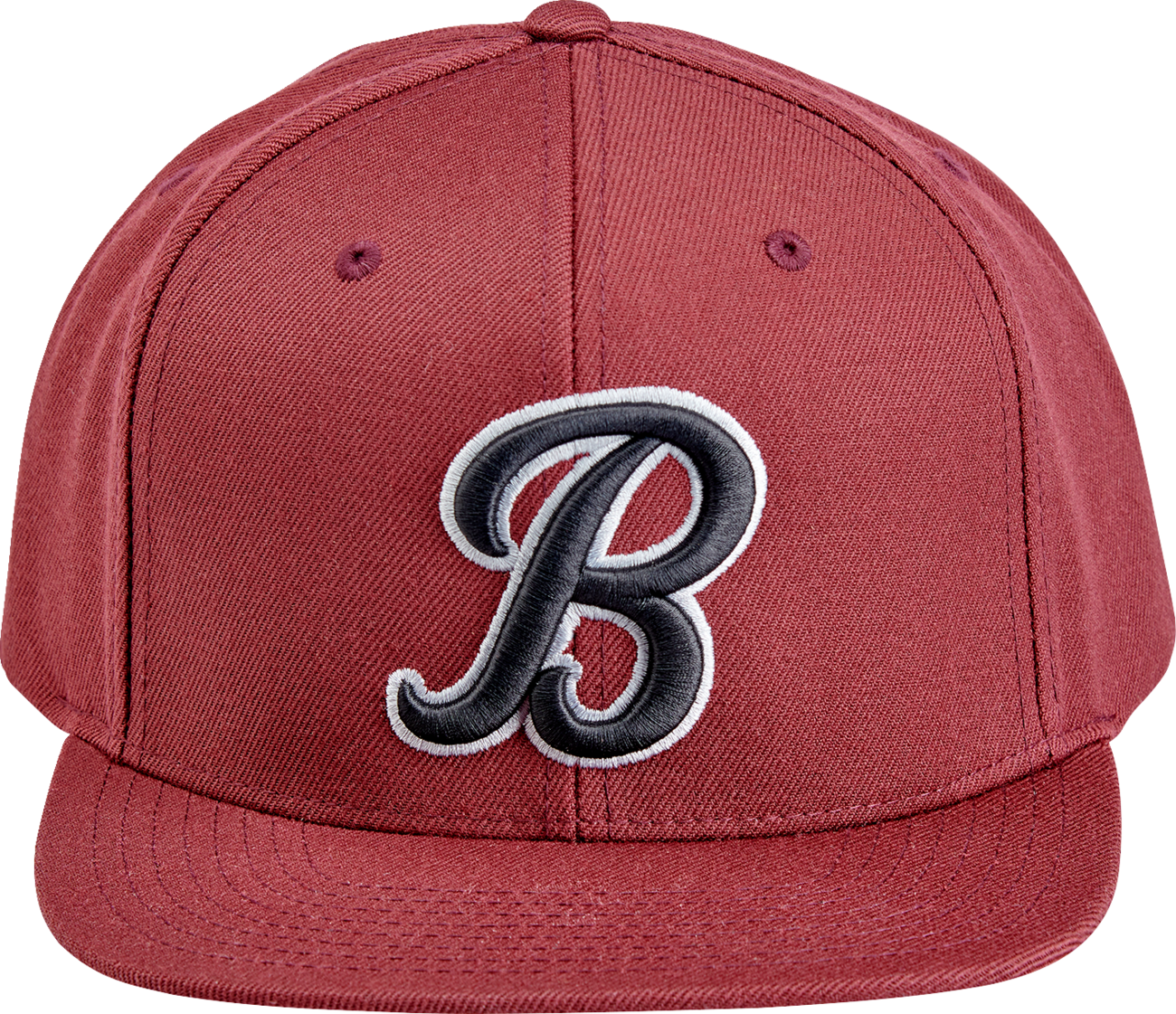 Biltwell Script B Snapback Hat / 8002-4040-00