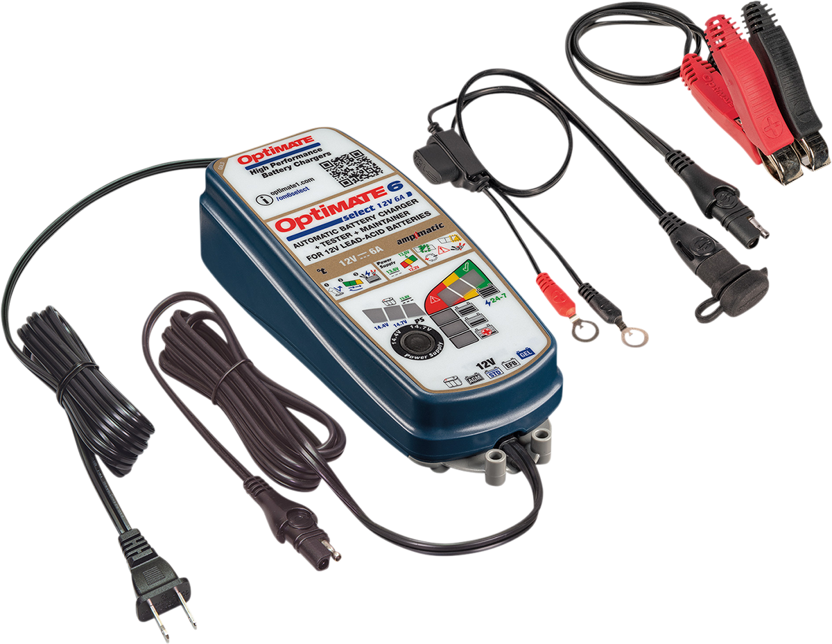 Optimate™ 6 Select Gold Battery Charger