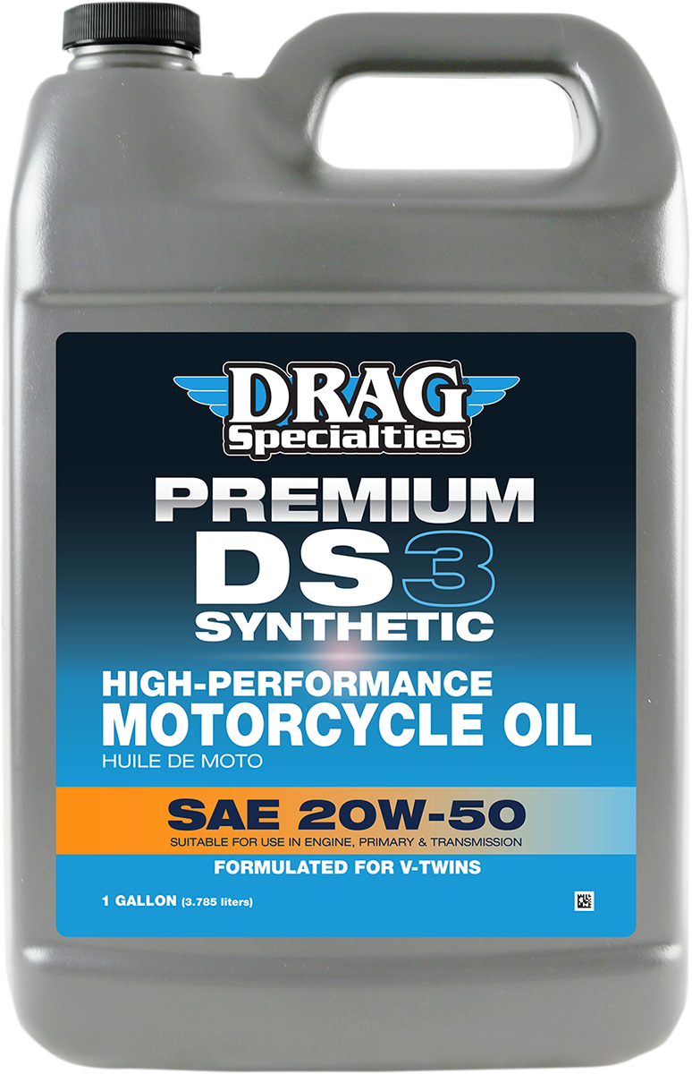 Drag specialties oil DS3 Premium Full Synthetic 20W-50 Motorcycle Oil